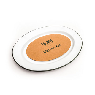 Oven to Table Plate - Falcon Enamelware x Big Green Egg