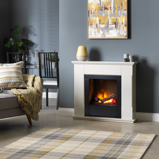 Burnham Optimyst Flat-To-Wall Electric Fireplace Suite - Dimplex