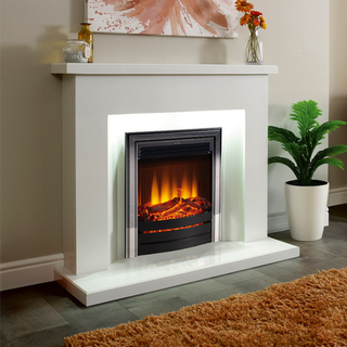 Arlington Micromarble Electric Fireplace Suite - Capital Fireplaces