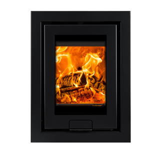 R4 5kW Solid Fuel Cassette Inset Stove Wood Burner - Di Lusso