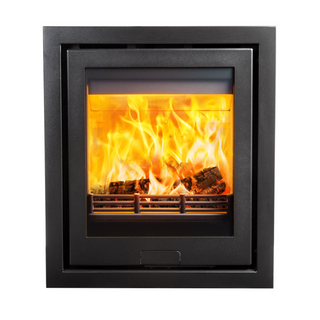 R5 6kW Solid Fuel Cassette Inset Stove Wood Burner - Di Lusso
