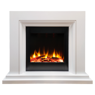 Proflame Navarro Celena Flat-To-Wall Electric Fire and Fireplace Suite - Flavel Electric