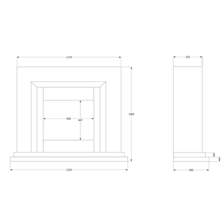 Proflame Navarro Celena Flat-To-Wall Electric Fire and Fireplace Suite - Flavel Electric