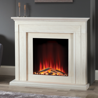 48" Broadmere e560 Electric Fire and Fireplace Suite - Solution