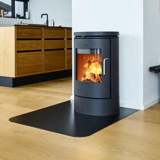 6140 Low Base Cylindrical Wood Burning Stove - Morsø