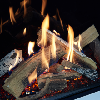 Panache 620 Hybrid Log Effect CF Gas Fire - Charlton & Jenrick