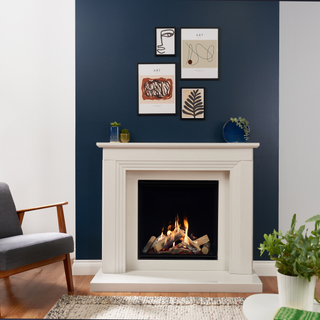 Panache 620 Hybrid Log Effect CF Gas Fire - Charlton & Jenrick