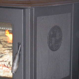 7110 Viking Emblem Sides Wood Burning Stove - Morsø