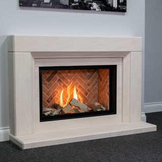 Coalport 54" Portuguese Limestone 790FL Mk2 Gas Fireplace - Charlton & Jenrick