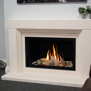 Coalport 54" Portuguese Limestone 790FL Mk2 Gas Fireplace - Charlton & Jenrick