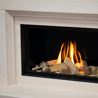 Coalport 54" Portuguese Limestone 790FL Mk2 Gas Fireplace - Charlton & Jenrick