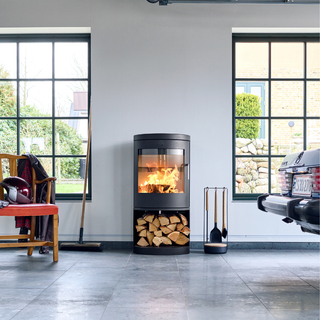 8643 Cylindrical 8.9kW Wood Burning Stove - Morsø