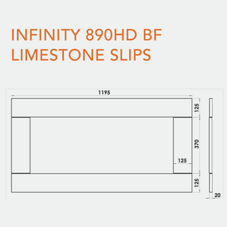 Infinity 890HD Log Effect BF Mk2 Gas Fire - Charlton & Jenrick