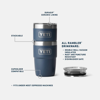 YETI Rambler® 8 OZ (236 ML) Stackable Cup with Durasip™ Ceramic Lining