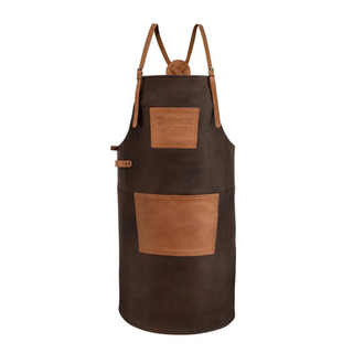 Buffalo Leather Apron with Cross Back Straps - Petromax