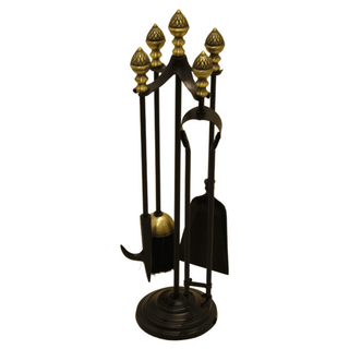 Acorn Companion Set Black & Antique - Manor