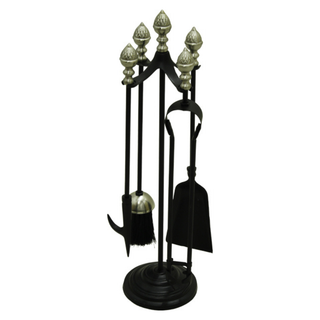 Acorn Companion Set Black & Pewter - Manor