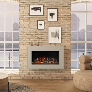 Albali 38" Wall Mounted Electric Fire - Flare