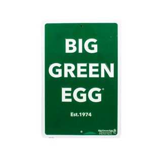 Stamped Aluminium Est.1974 Sign - Big Green Egg