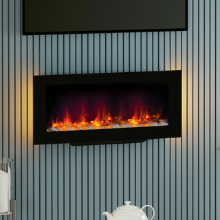 Amari Wall Mounted or Free-Standing Electric Fire - Flare