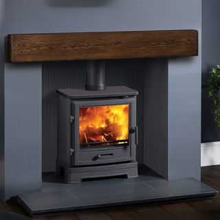 American Oak Non-Combustible Geocast Fireplace Mantel Beam 48"