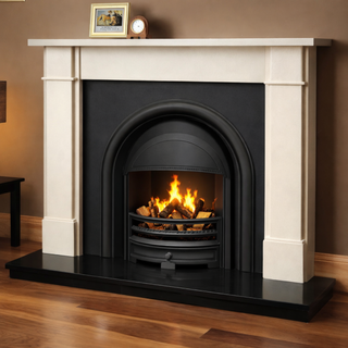 Anson Integra Cast Iron Arch Back Panel Electric Fire - Ilektro