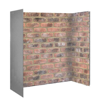 Antique Rustic Brick Chamber Liner Set - M.A.C. Metalcraft