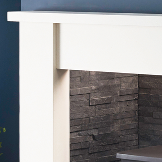 Appledore 48" or 54" Aegean Limestone Fireplace Mantel