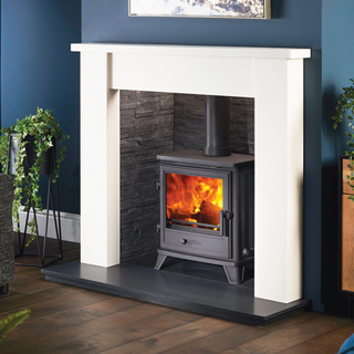 Appledore 48" or 54" Aegean Limestone Fireplace Mantel