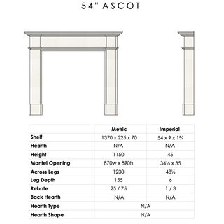 Ascot Aegean Limestone Fireplace Mantel - FDC