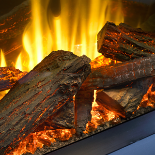 Aspire 30 Optiflame Wall Inset Electric Fire - Dimplex