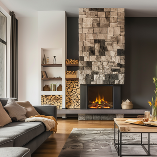 Aspire 30 Optiflame Wall Inset Electric Fire - Dimplex