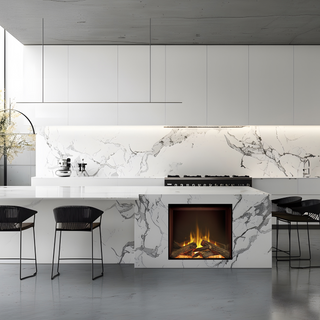 Aspire 30 Optiflame Wall Inset Electric Fire - Dimplex
