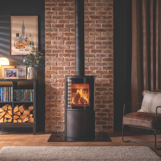 Atlas 1 Wood Burning Stove 5kW Single Window - FireFX