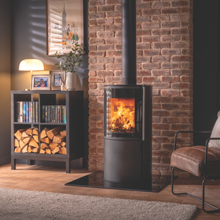 Atlas 1 Wood Burning Stove 5kW Single Window - FireFX