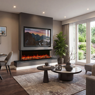 Atmos Versa 135W 3-Sided Media Wall Electric Fire – FireFX