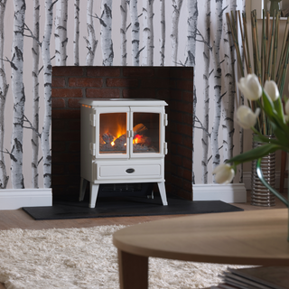 Auberry Optimyst White Electric Stove - Dimplex