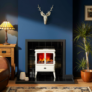 Auberry Optimyst White Electric Stove - Dimplex