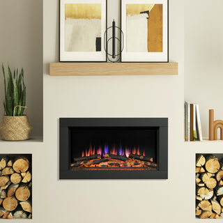 Avella 34" Wall Inset Electric Fire - Flare