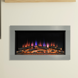 Avella 34" Wall Inset Electric Fire - Flare