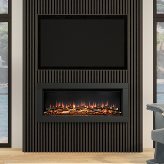 Avella Grande 45" Wall Inset Electric Fire - Flare