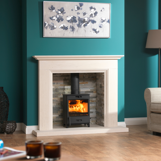 Aylesbury 54" Portuguese Limestone Mantel - Charlton & Jenrick