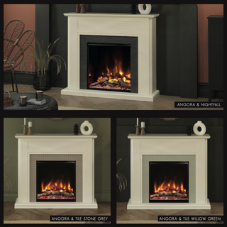 Azara 48" Electric Fire and Fireplace Suite - Pryzm