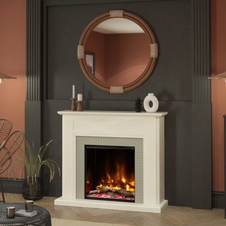 Azara 48" Electric Fire and Fireplace Suite - Pryzm