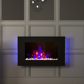 Azonto 35" Wall Mounted Electric Fire - Flare