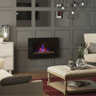 Azonto 35" Wall Mounted Electric Fire - Flare