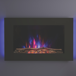 Azonto 35" Wall Mounted Electric Fire - Flare