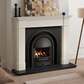 Balham 56" Aegean Limestone Mantel