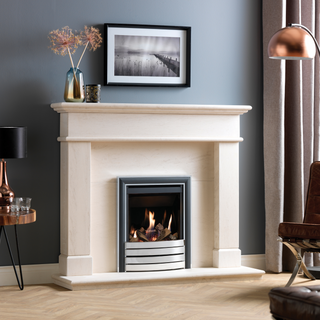 Balmoral 52" Portuguese Limestone Fireplace Suite - Charlton & Jenrick
