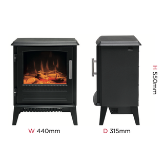 Bari Optiflame Electric Stove - Dimplex